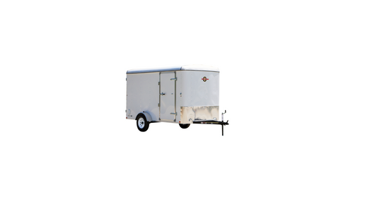 6x12 Single Axle Enclosed Trailer - CB