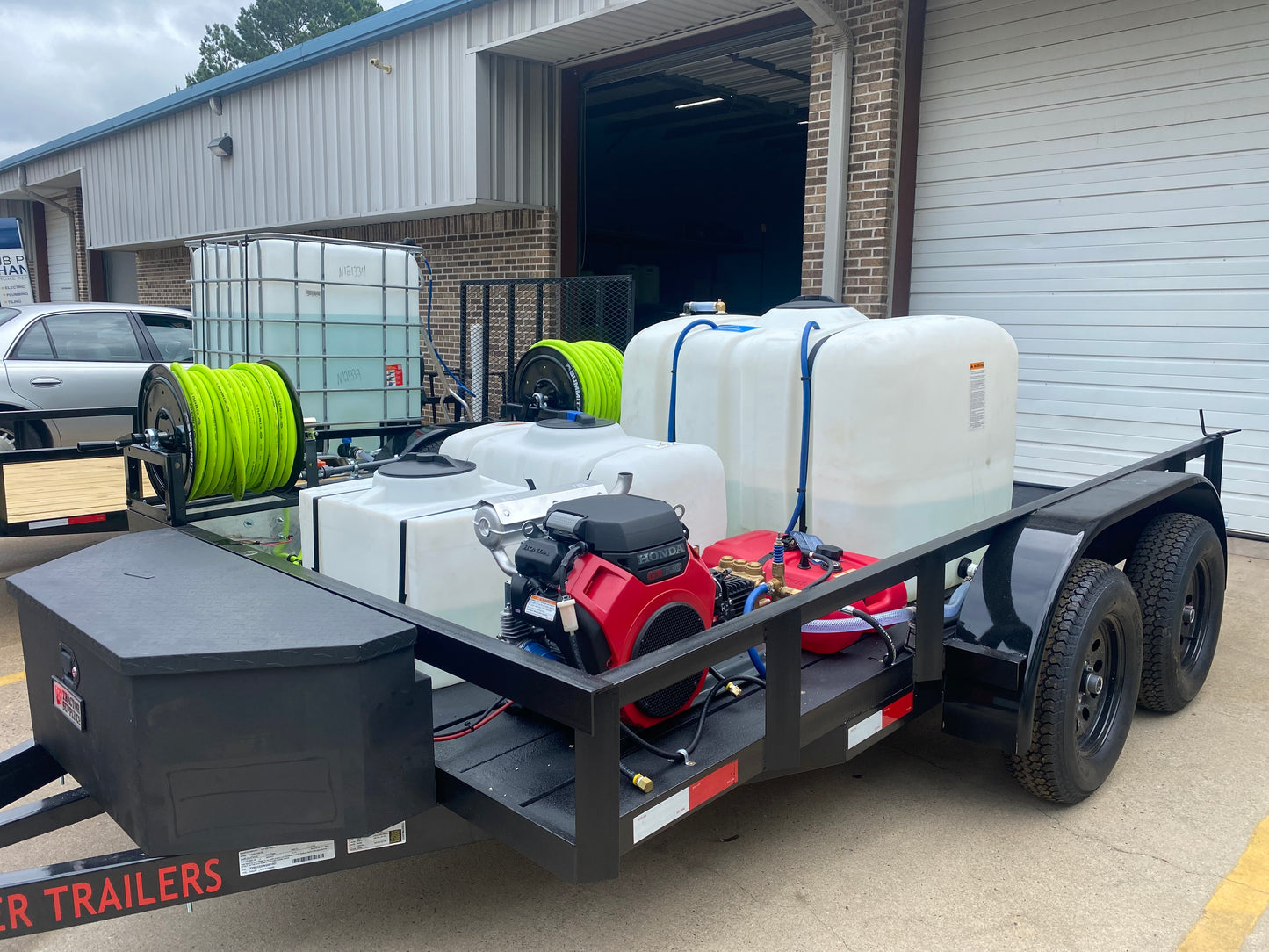 8 GPM Pressure Washing and Softwashing Trailer