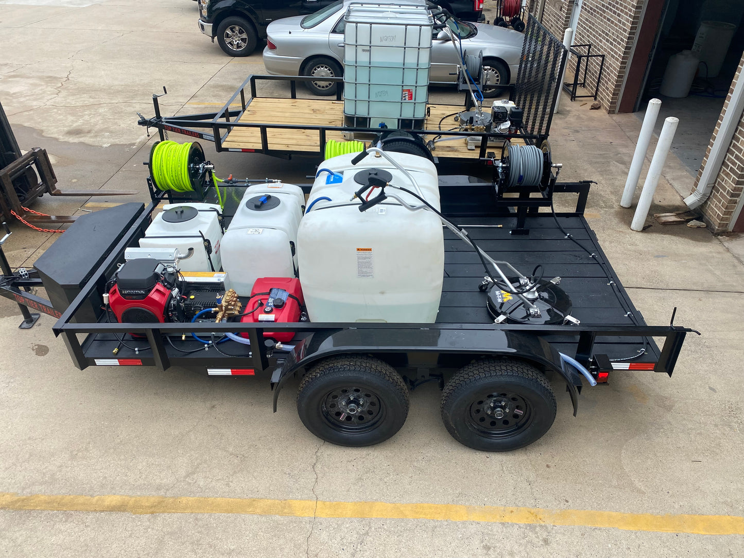 8 GPM Pressure Washing and Softwashing Trailer